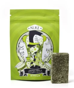 Alice-Green Apple Mushroom Gummies 1000mg