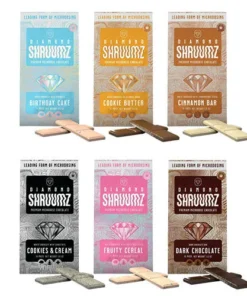 black diamond mushroom chocolates