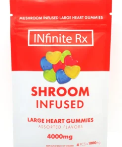 INfinite Rx Shroom Infused Large Heart Gummies (4000mg)