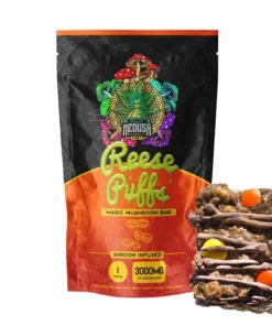Reesees Puffs Magic Mushroom Bar – Medusa Extracts – 3000mg